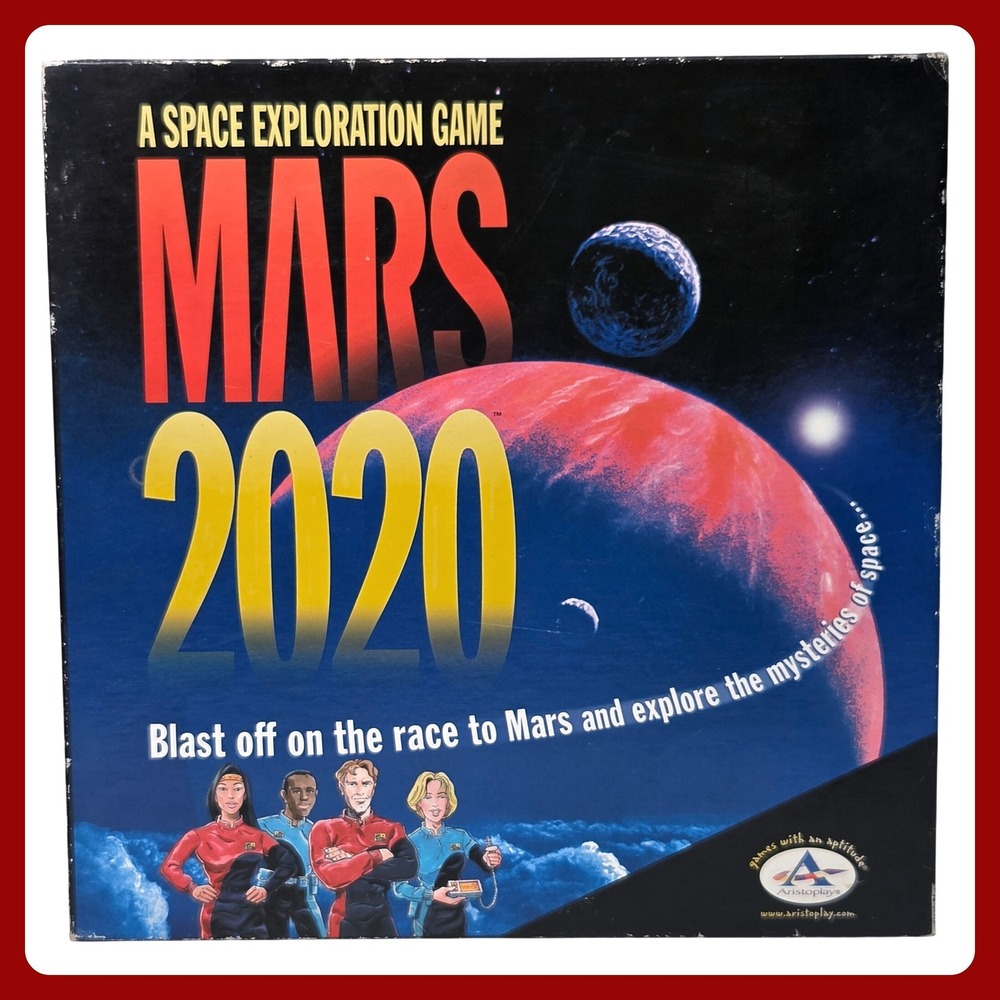 Aristoplay Mars 2020 Space Exploration Game 1998 Vintage New